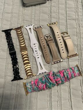 Lot of Apple Watch bands straps